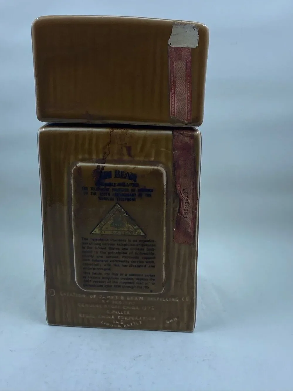 Jim beam Telephone Pioneers of America 100th Anniversary of the Working phone